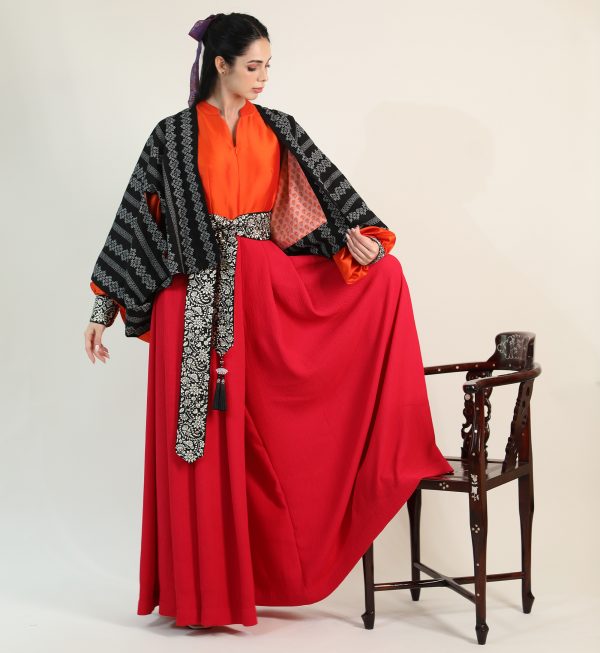 HuNian jumpsuit and kimono jacket - Image 5